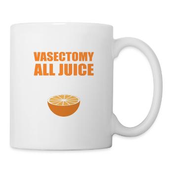 Alle Saft Kinderarzt Gift - Tasse - Weiß - Rechts