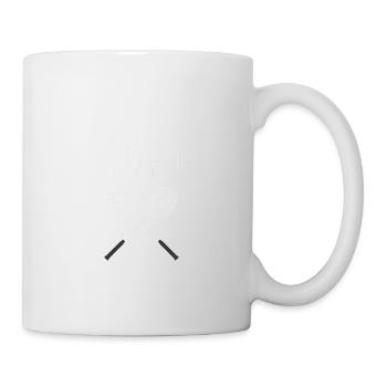 Badminton is life athlete's gift - Mug - white - Right