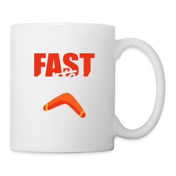 Schneller Fang Aufmerksame Person Gift - Tasse - Weiß - Rechts