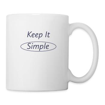 Keep it simple - Mug - white - Right