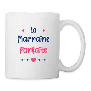 Parfaite Marraine - Mug blanc - blanc - Droite