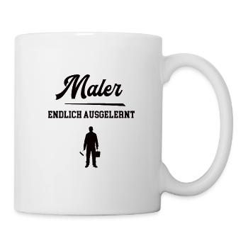 Maler Ausbildung Bestanden Bester Azubi Malerazubi - Tasse - Weiß - Rechts