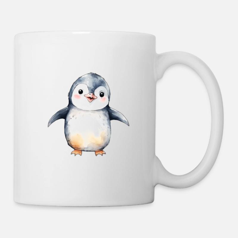 Pingouin - Mug blanc - blanc