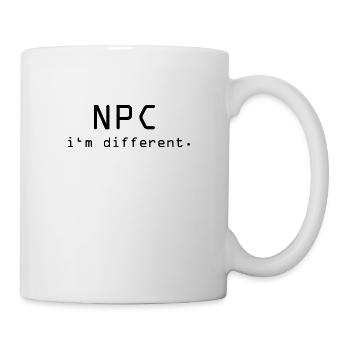 NPC - Non-Player-Character - Tasse - Weiß - Rechts