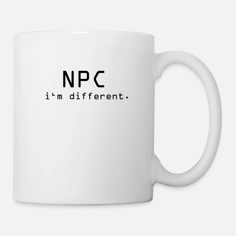 NPC - Non-Player-Character - Tasse - Weiß