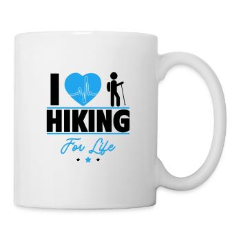 I love hiking forever! - Mug - white - Right