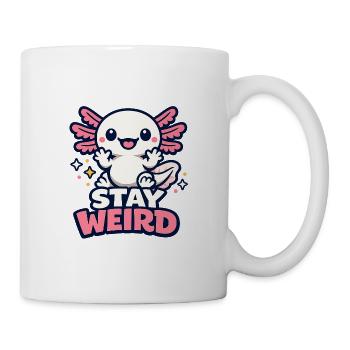 Reste bizarre - Axolotl - Mug blanc - blanc - Droite