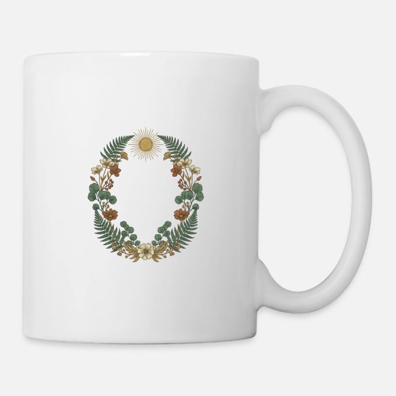 Botanik – Die Größe einer Krone - Tasse - Weiß