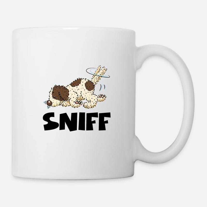 sniff1 1 - Tasse - Weiß