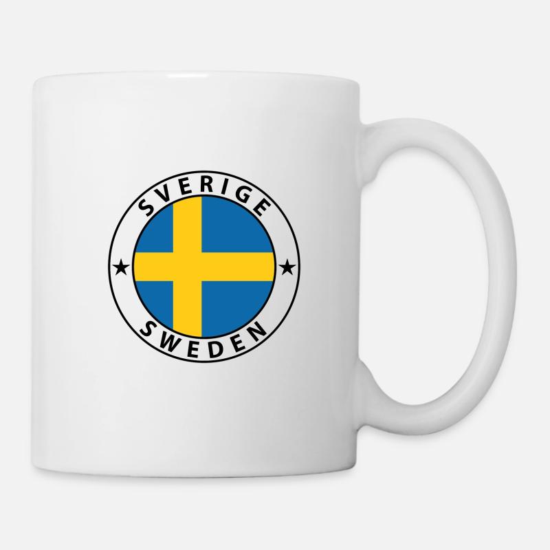 Schweden - Tasse - Weiß