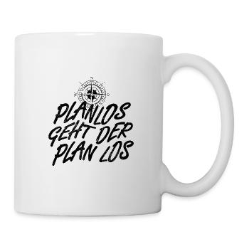 planlos geht der plan los - Tasse - Weiß - Rechts