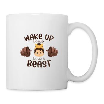 BIEST SPORT GYM FIT FITNESS BODY BUILDING MOTIFS - Mug - white - Right