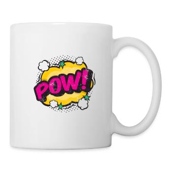 POW COMIC COMICSTYLE CARTOON COMICS CARTOONS MOTIF - Mug - white - Right
