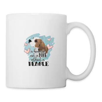 BEAGLE CHIENS MIEUX AIMER LES MOTIFS DE MAISON POUR ANIMAUX DE COMPAGNIE - Mug blanc - blanc - Droite