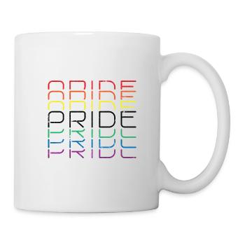 PROUD RAINBOW LOVE LGBT SAYING MOTIFS GIFT - Mug - white - Right