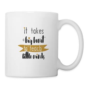 ENSEIGNANT ENSEIGNANT GRAND CŒUR DISANT CADEAU - Mug blanc - blanc - Droite