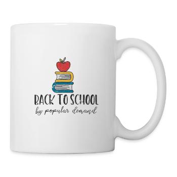 ZÜRUCK TO SCHOOL SCHOOL DAY ENROLMENT BOOK SAYING - Mug - white - Right