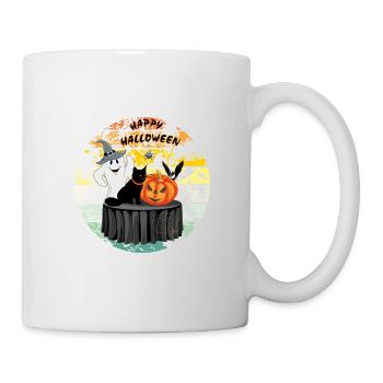 Joyeux halloween. Design amusant - Mug blanc - blanc - Droite