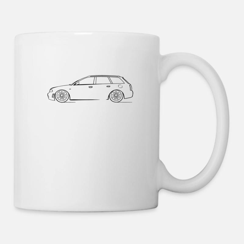 RS4 B5 - Was is'n das für'n Kombi??! - Tasse - Weiß