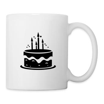 Birthday cake - Mug - white - Right