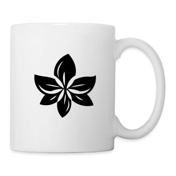 Blume - Tasse - Weiß - Rechts