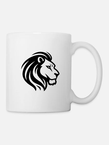 lion - Mug - white