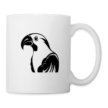 Perroquet - Mug blanc - blanc - Droite