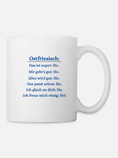 Ostfriesischstunde - Tasse - Weiß