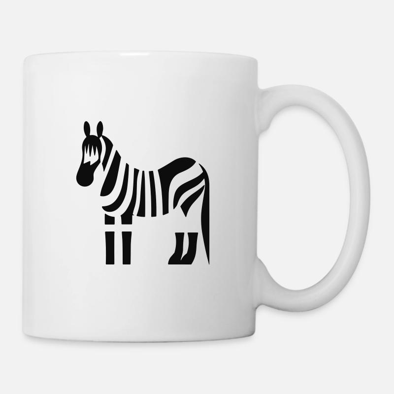 Zebra - Tasse - Weiß