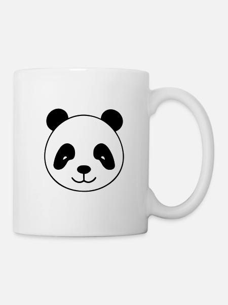 panda - Mug blanc - blanc