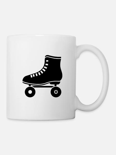 Roller - Mug blanc - blanc