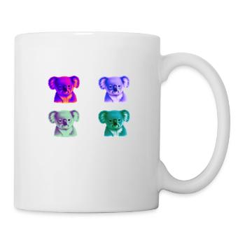 Koala Colorful Gift Idea Koalas Pop Art Pop Art - Mug - white - Right