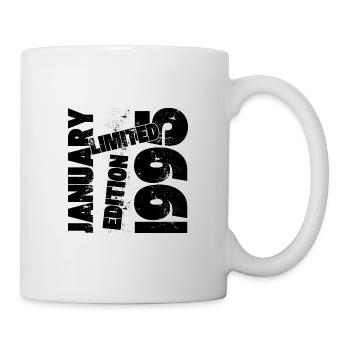 JANVIER 1995 LIMITED EDITION - Mug blanc - blanc - Droite