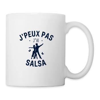 J peux pas j ai Salsa - Mug blanc - blanc - Droite