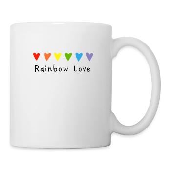 Rainbow Love - Mug - white - Right