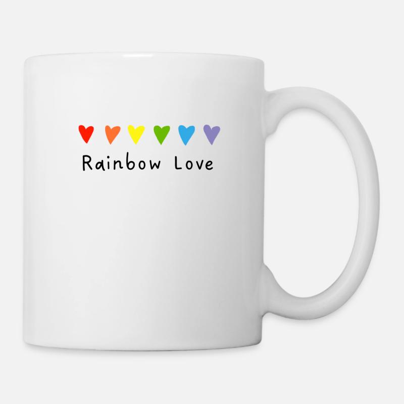Rainbow Love - Mug - white