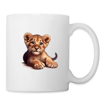 Little (Cute Lion Cub) - Mug - white - Right