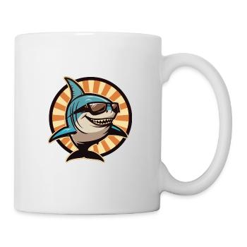 Hai Comic Cool Sommer - Tasse - Weiß - Rechts
