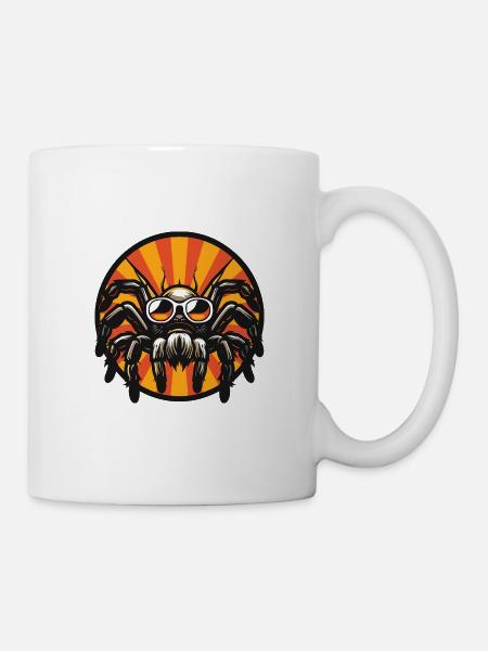 Tarantula Comic Cool Sommer - Tasse - Weiß