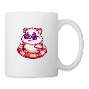 Hamster Comic Cool - Tasse - Weiß - Rechts