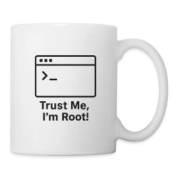 Trust Me I am Root - Tasse - Weiß - Rechts