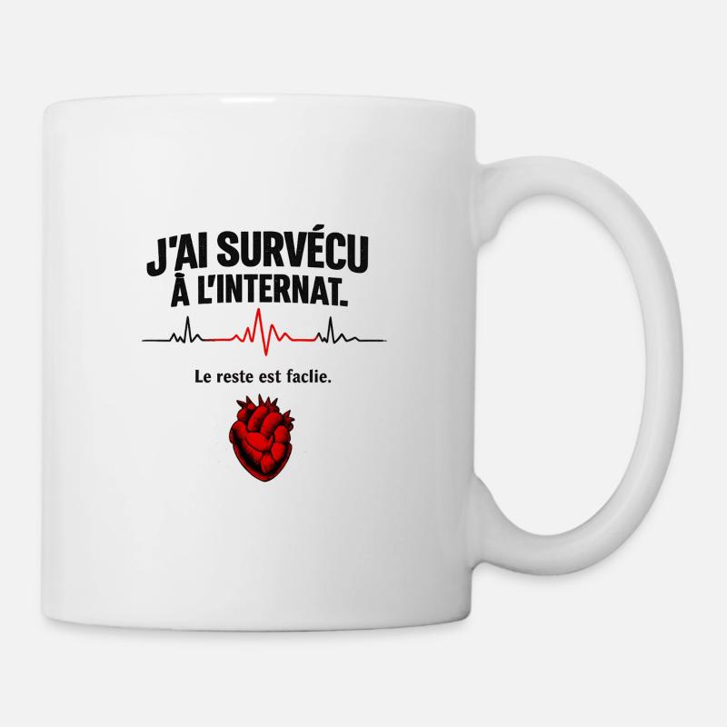 Surviving Boarding School - The Rest Easy - Mug - white