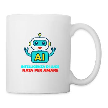 INTELLIGENZA_DI_LUCE_NATA_PER_AMARE - Mug - white - Right