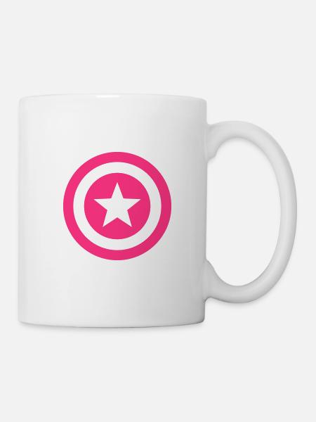 Designer Stern - Tasse - Weiß