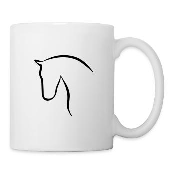 cheval - Mug blanc - blanc - Droite