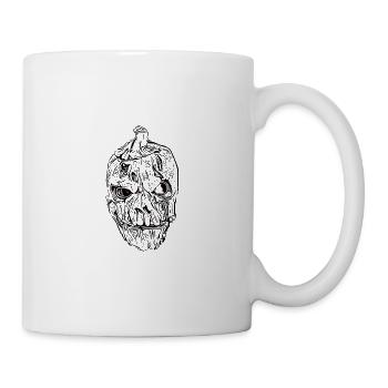 Monster scary pumpkin head - Mug - white - Right