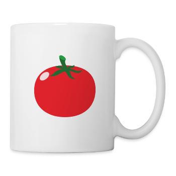 Tomate - Tasse - Weiß - Rechts