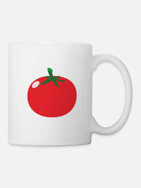 Tomate - Tasse - Weiß