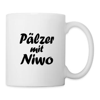 "Pälzer mit Niwo" - Pfälzer mit Niveau - Tasse - Weiß - Rechts