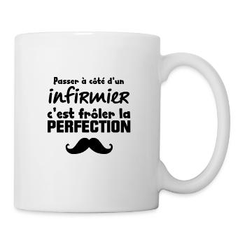 PASSER à Côté D'UN infirmier - Mug blanc - blanc - Droite